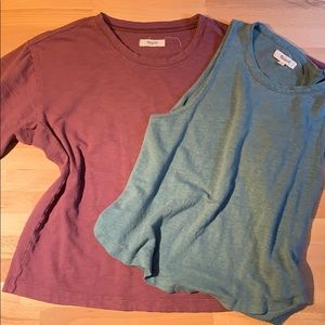 Madewell cropped shirt bundle